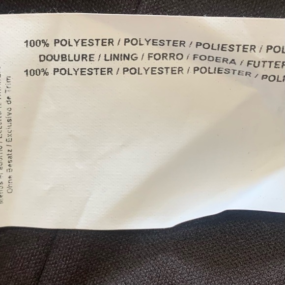 Joseph Ribkoff Wrap Jacket Women Tie Front Chocolate Brown Metallic Faux Suede - Picture 10 of 11